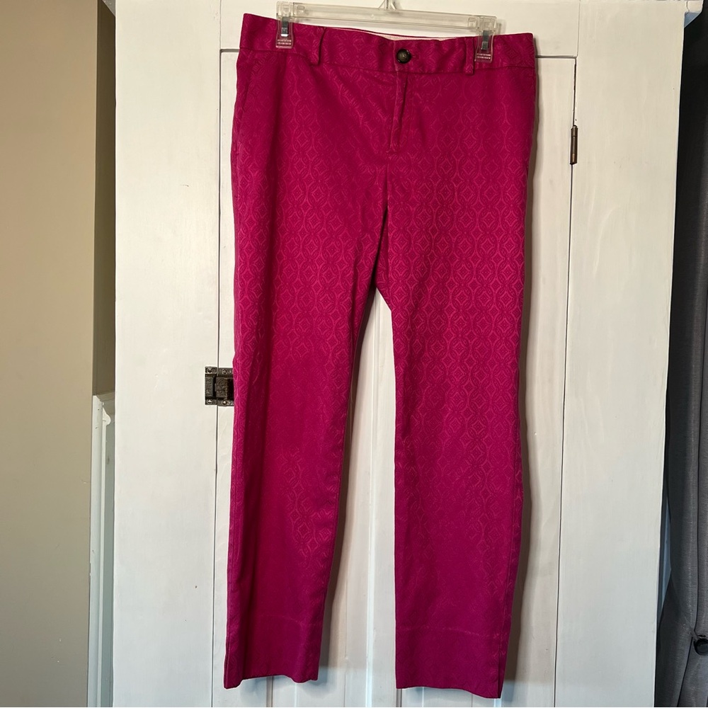 Banana Republic Camden Pant Hot Pink Pants Women’s Size 8 Work Slacks Straight